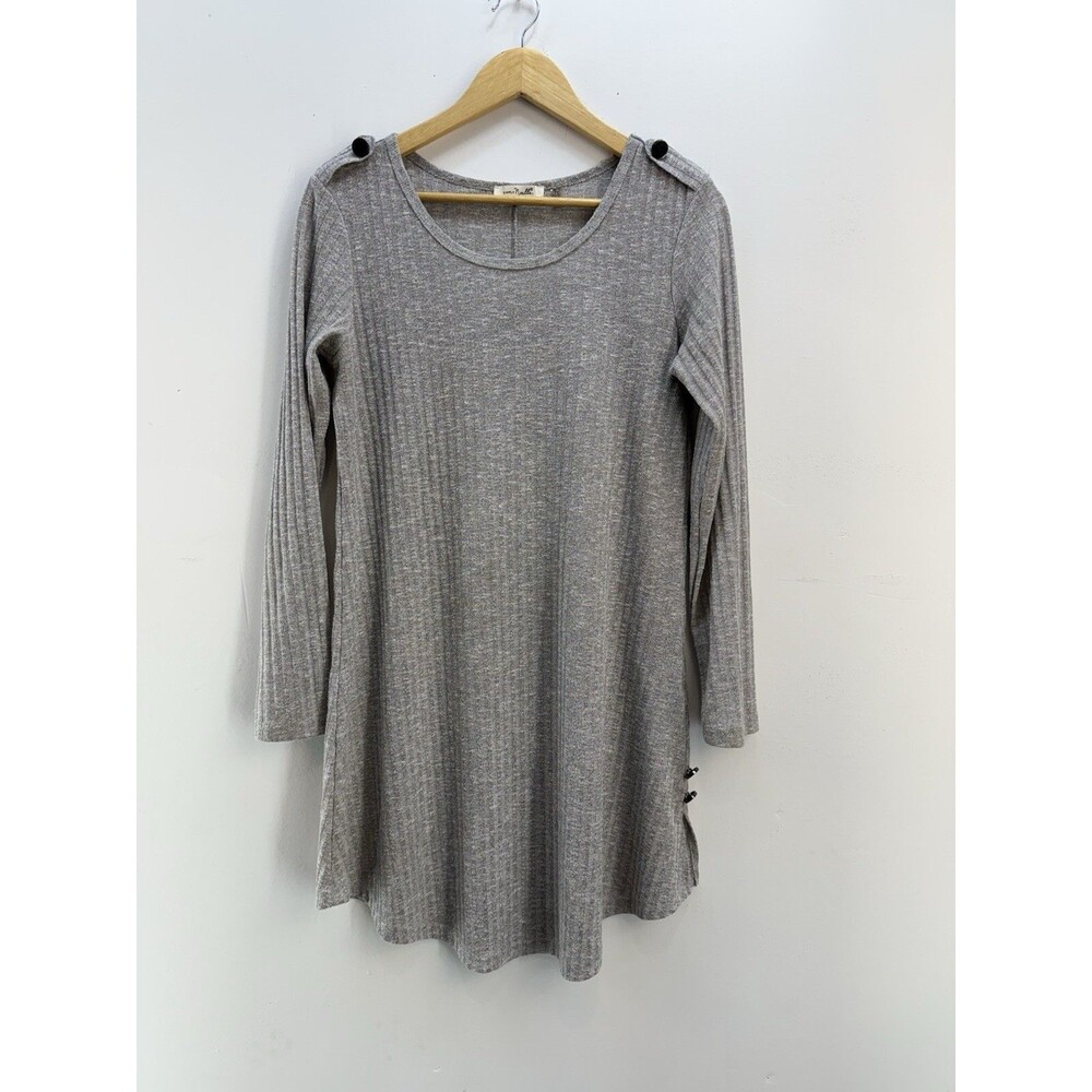 Simply Noelle Women Dress Tunic Size Small Gray  Long Sleeve Pullover - Picture 5 of 12